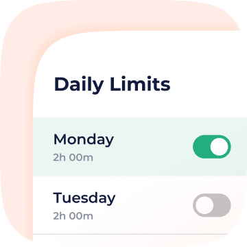 Set daily limits step
