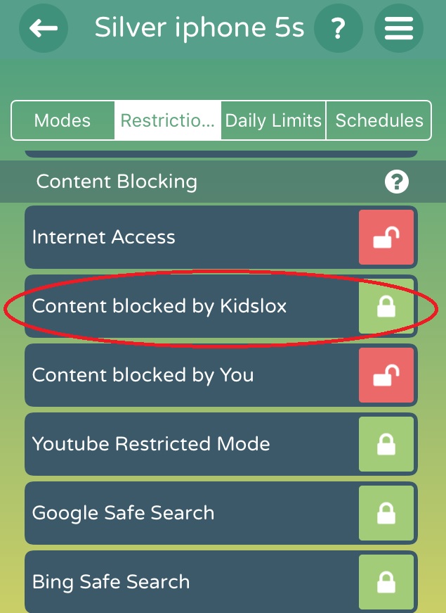 block websites on iphone 8