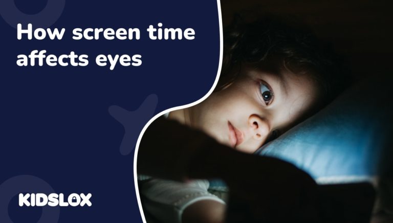 Reduce the effects of too much screen time on eyes | Kidslox